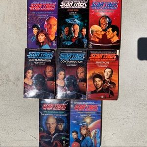 Star Trek The Next Generation Lot Vintage Books